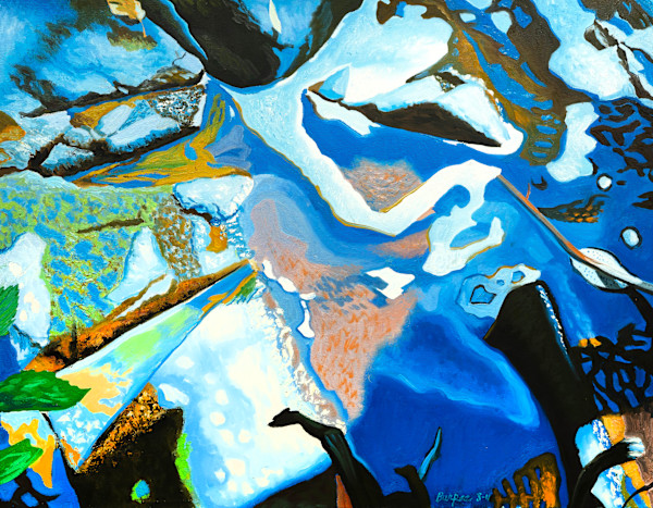 White Foam Drifting by James Burpee, Image 1.