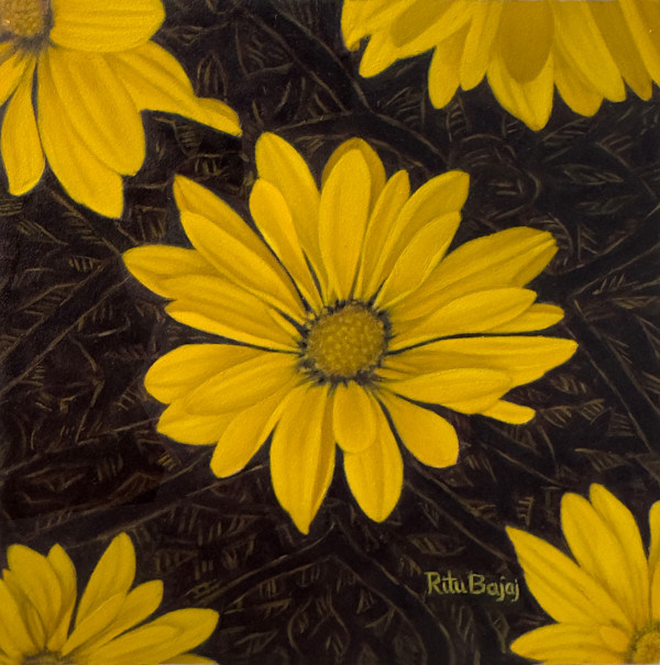 Golden Petals by Ritu Bajaj, Image 1.