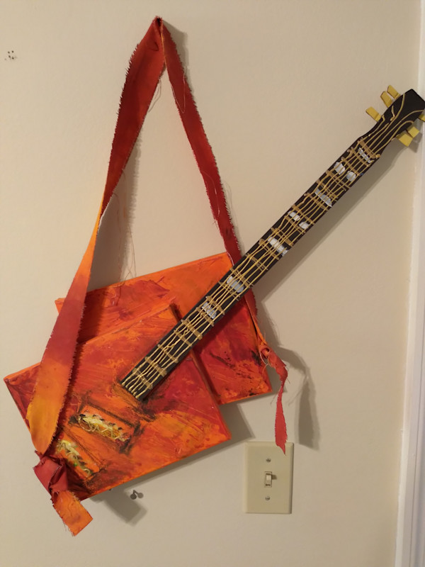 Hippie Dippie Guitar by Ronda Richley