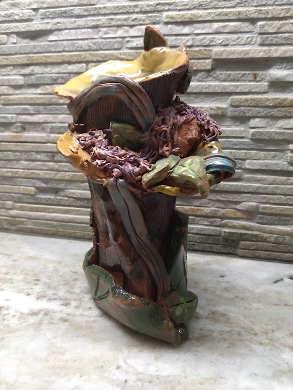 RNR #10 Woodland Faeries Vase