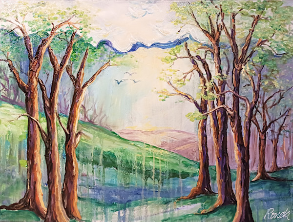 Cherubs and Shadows in the Grove by Ronda Richley, Image 1.