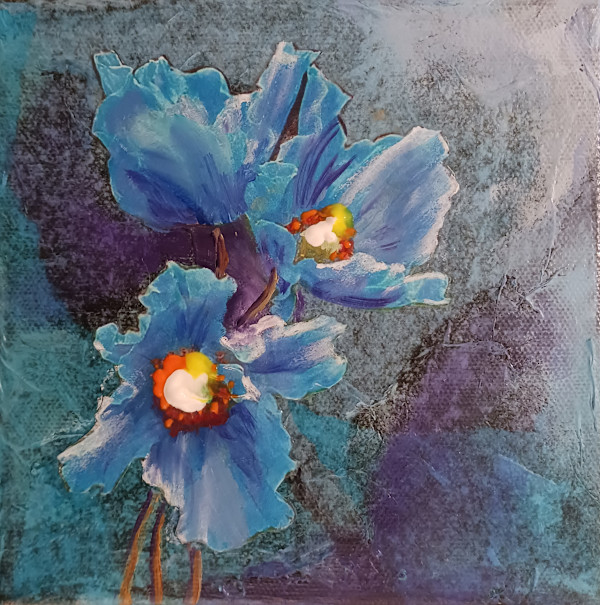 Delicate Blooms in Twilight Veil by Ronda Richley, Image 1.