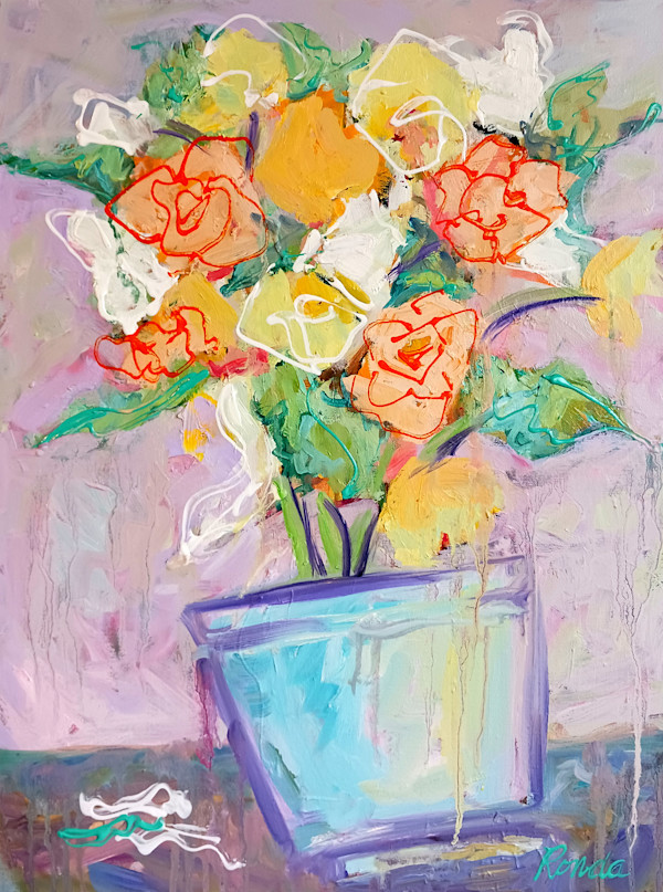 Flowers on a Tilt by Ronda Richley, Image 1.