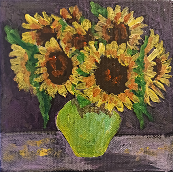 Mini 5 inch Sunflowers by Ronda Richley