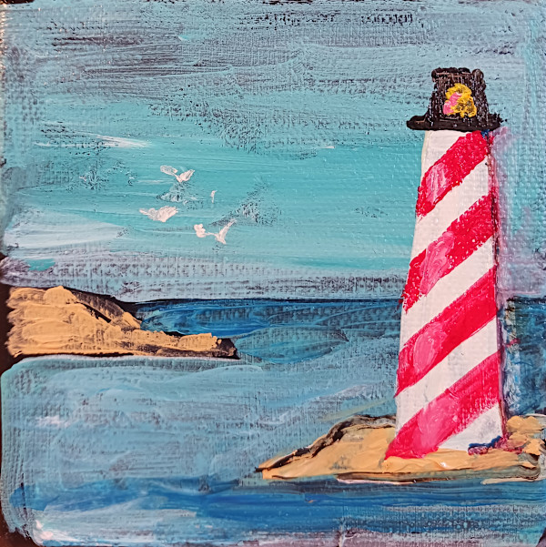 Mini Lighthouse #1 by Ronda Richley