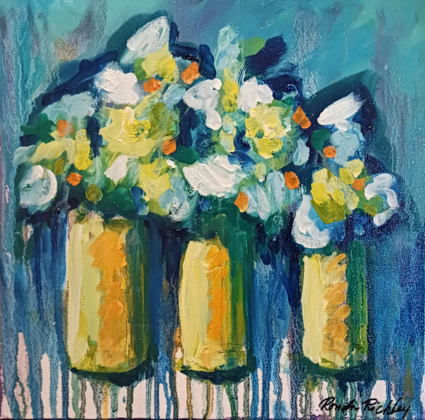 Trio of Blooms by Ronda Richley