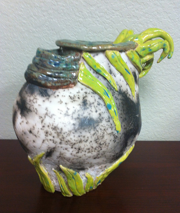 RNR #15 ROOSTER POT by Ronda Richley