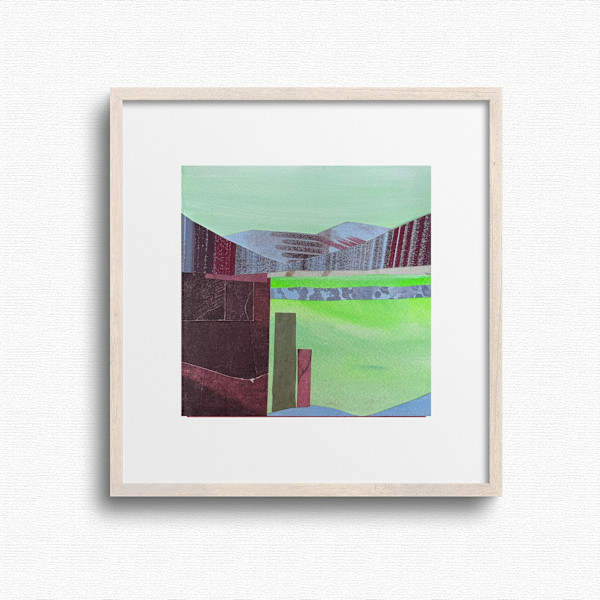 Mile High City - Original 6in x 6in Collage, Shilo Ratner by Shilo Ratner