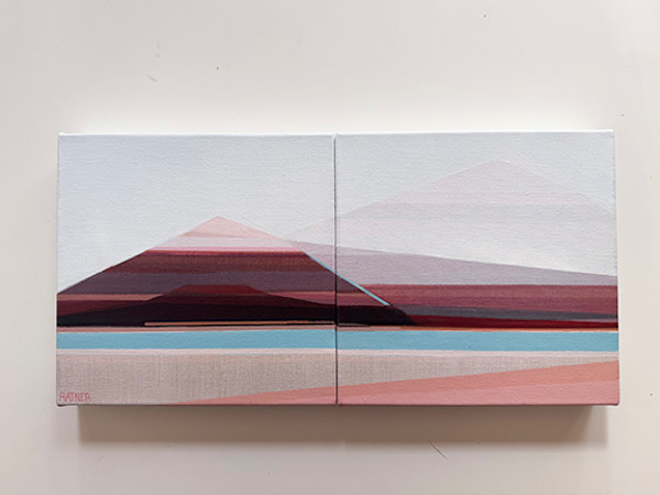 Sand Dune, 10in x 20in, Acrylic on Canvas by Shilo Ratner, Image 1.