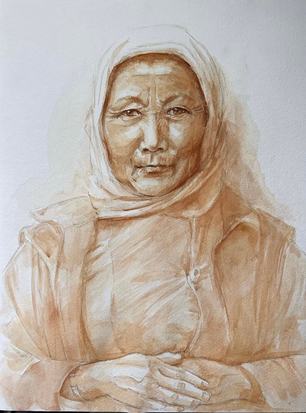 Ladakhi Lady by Hima  Jain