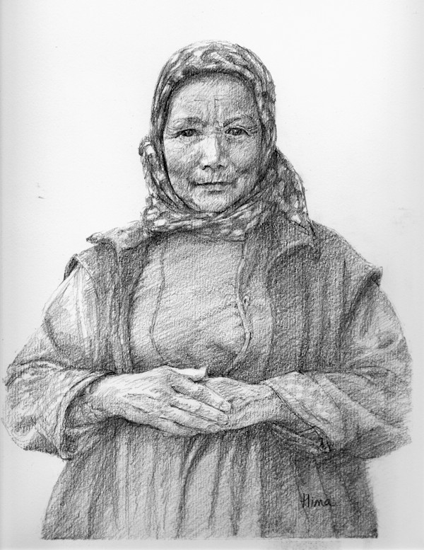 Lady from Ladakh by Hima  Jain, Image 1.