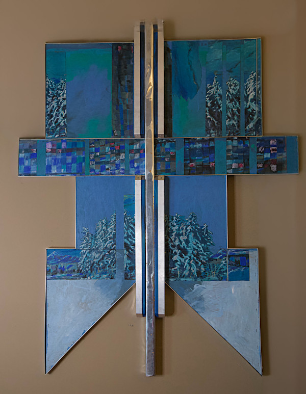 Winter with view of Mt. Chocorua by CONCEPTUAL ARTIST                       h. miller, Image 1.