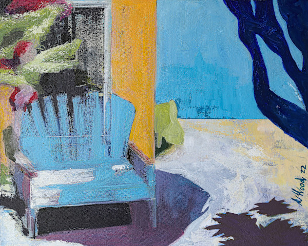 Blue Bench by Kimberleigh Wood, Image 8.