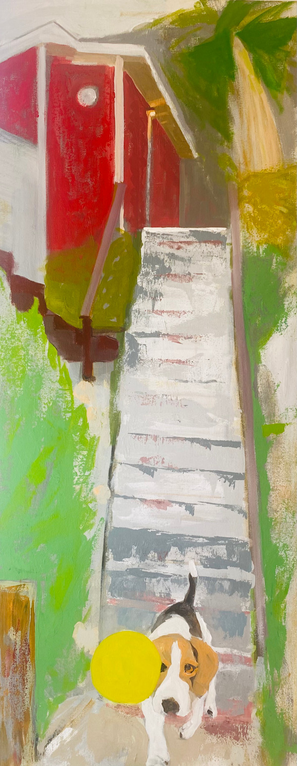 Dog Descending a Staircase by Kimberleigh Wood, Image 1.