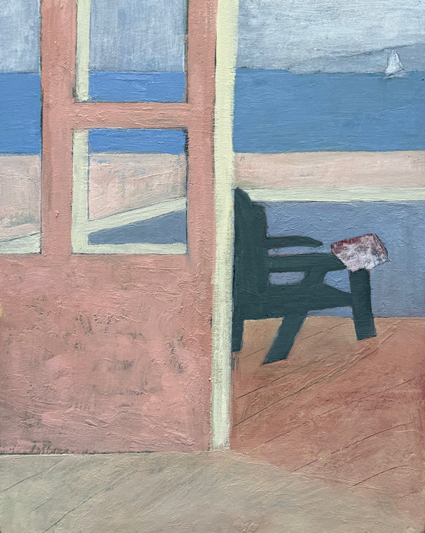Summer Reading w Boat by Kimberleigh Wood, Image 1.