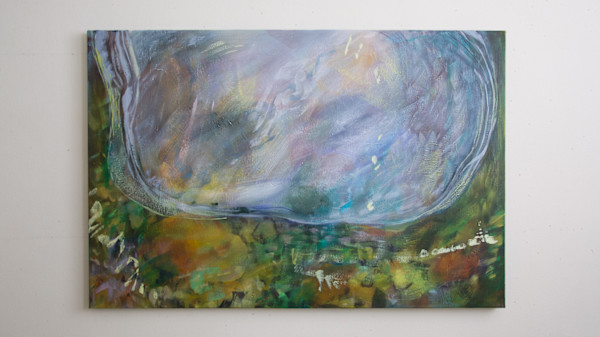 Water-Greens Winter by Barbara Ballachey, Image 1.