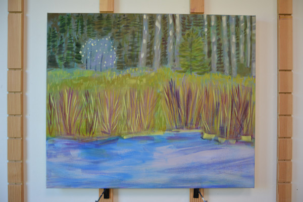 Roadside Pond by Barbara Ballachey, Image 1.