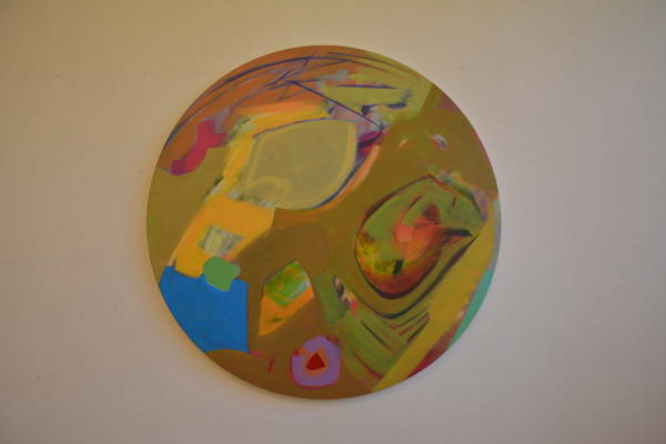 Forest Bits Tondo by Barbara Ballachey, Image 3.