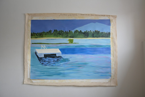 White Dock - Evening by Barbara Ballachey, Image 9.