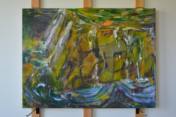 Old Stone Fountain (Mexico) by Barbara Ballachey, Image 1.
