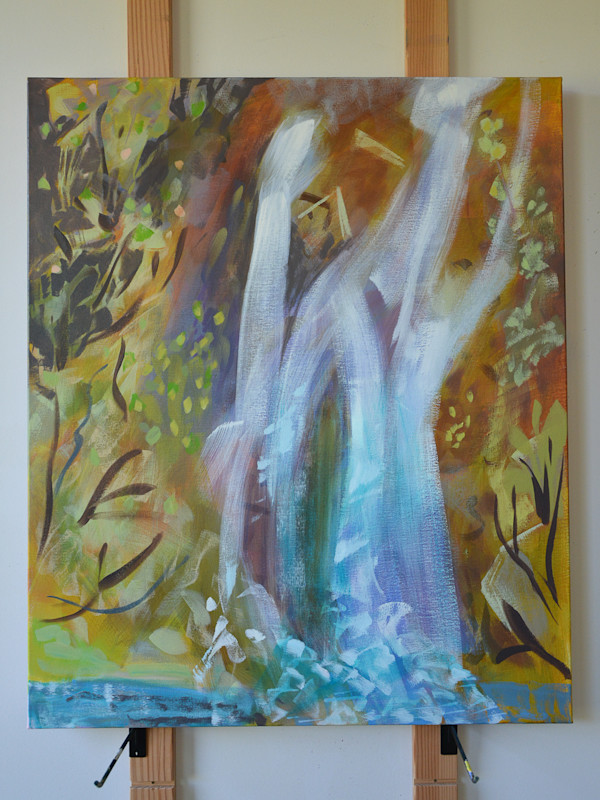 Forest Falls - Edge of Creek by Barbara Ballachey, Image 1.