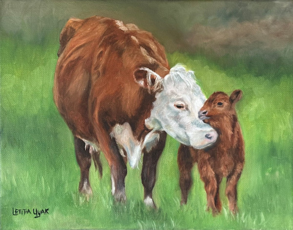 Cows in Pasture by Letitia Uyak, Image 1.