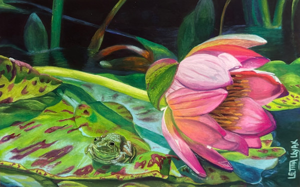 Quiet Among the Lotus by Letitia Uyak, Image 1.