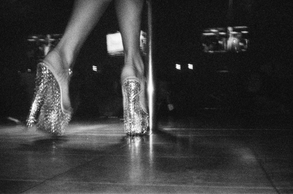 Rhinestone heels, Déjà Vu, Hollywood Boulevard, Los Angeles, California by Elizabeth Waterman