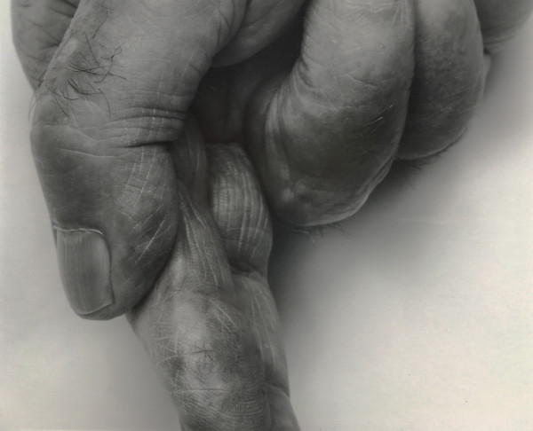 Crunched Fingers, 1999 by John Coplans