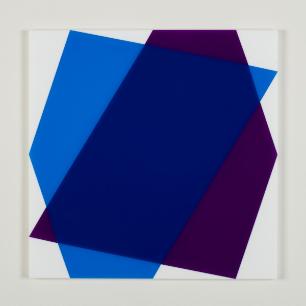 Composition in 2051 Blue, 2287 Purple, 2114 Blue and 7508M White by Brian Zink