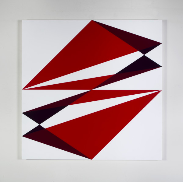 Composition in 2793 Red, 2240 Maroon, 2287 Purple and 7508M White by Brian Zink