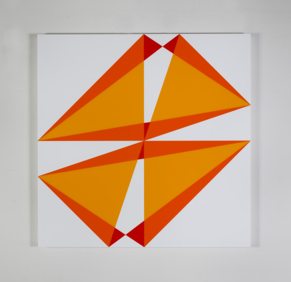 Composition in 2016 Yellow, 2119 Orange, 2662 Red and 7508M White by Brian Zink