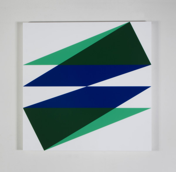 Composition in 2024 Green, 2108 Green, 2114 Blue and 7508M White by Brian Zink