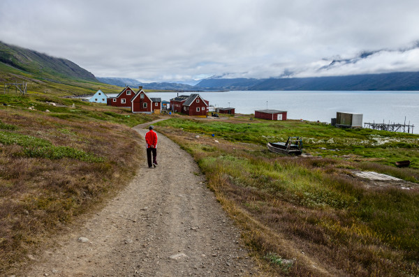 A Stroll Into Town, Disko Fjord, Greenland by Stephen Gorman