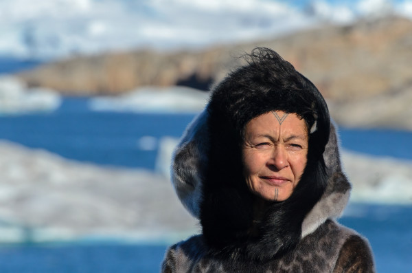 Aayu Peter - Hunter, Lawyer, Activist, Member of the Order of Canada, Ilulissat, Greenland by Stephen Gorman