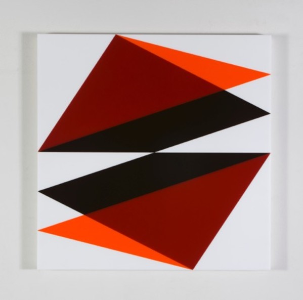 Composition in 2119 Orange, 2380 Rust, 2418 Brown and 7508M White by Brian Zink