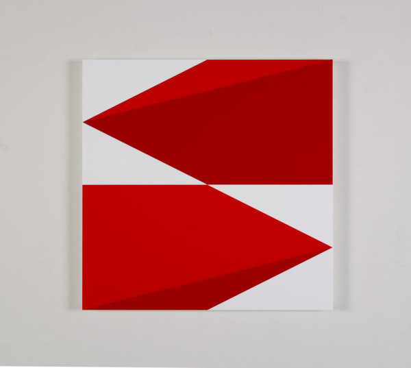Composition in 2793 Red, 2240 Maroon and 3015 White by Brian Zink