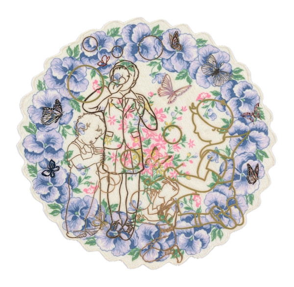 Pansy Boys Blue by Keith Maddy
