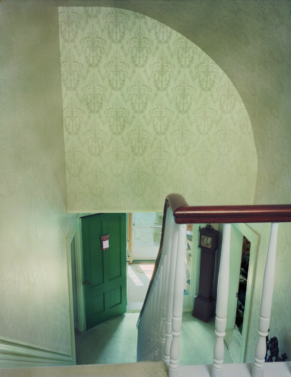 Unitled interior (Green Stairwell) by Sarah Malakoff