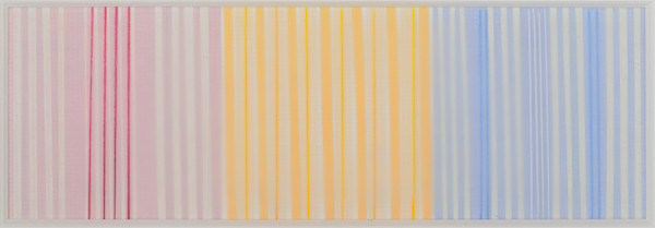 Long Primary Stripe (Framed)