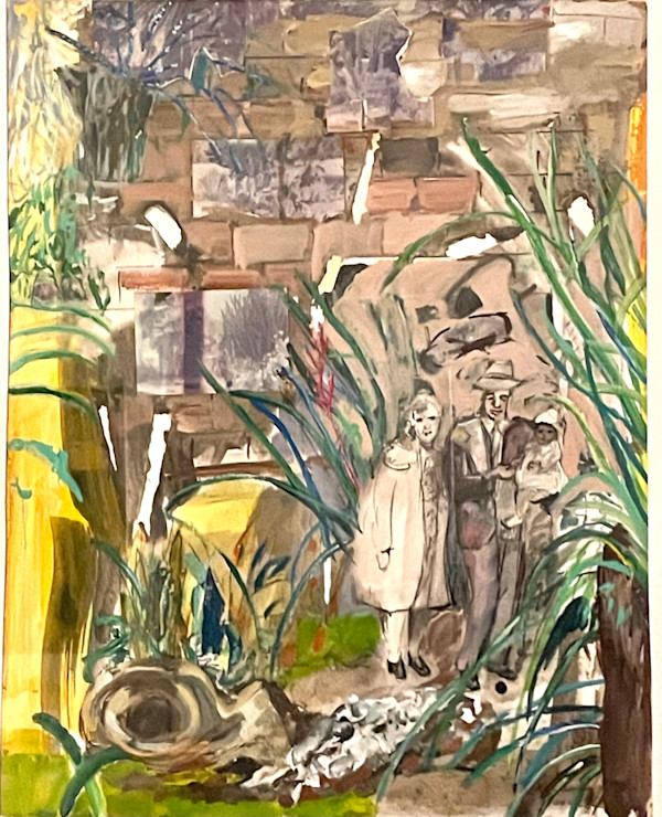 Herman and Lily in the Botanical Gardens by Susan Schapira