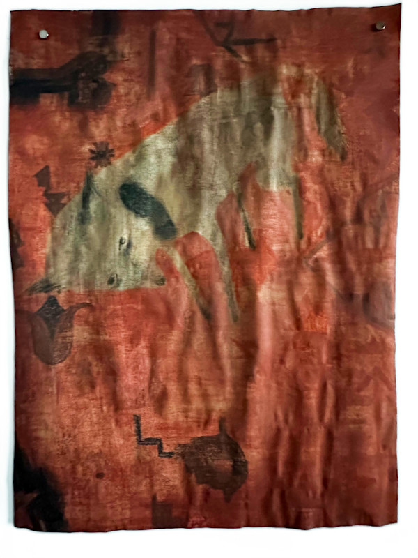 fox on rug by Ashley Ivye, Image 1.