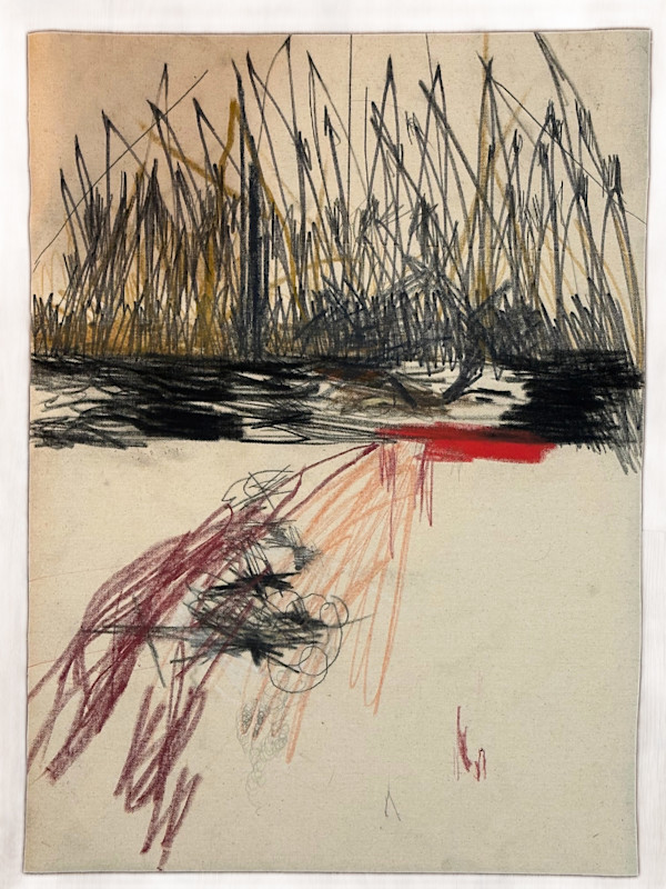boundaries on linen by Ashley Ivye, Image 1.