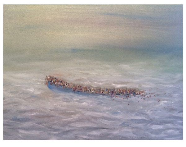 Refugees, 2015 by Ethan Garton, Image 1.