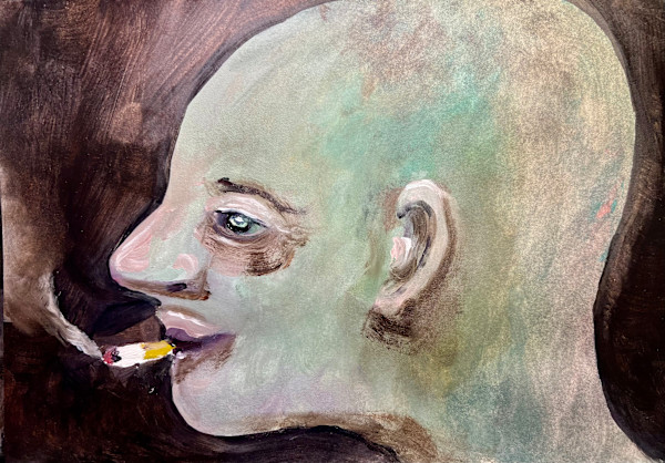 Huffin on a Grit, 2023 by Ethan Garton, Image 1.