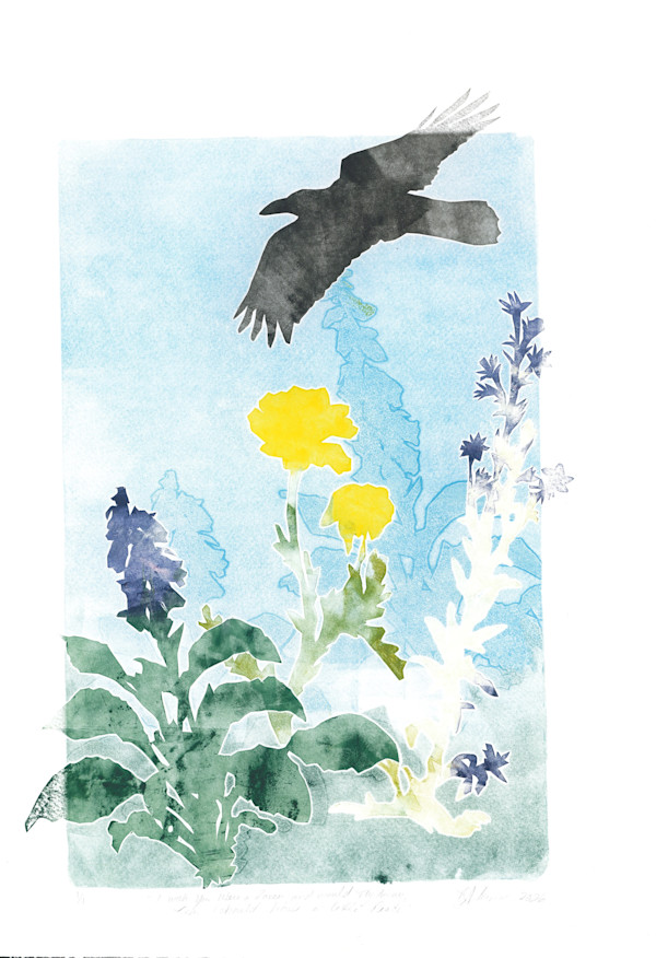 I Wish You Were A Raven... by Doris Kapner