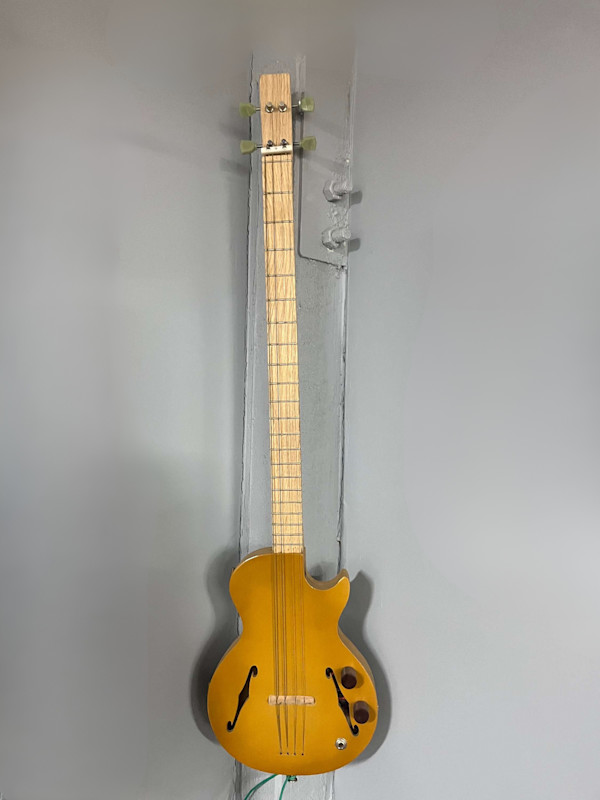 4-String Electric Guitar by Unknown, Image 2.