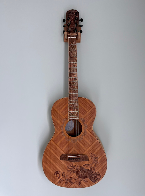Blueberry 6-string acoustic guitar by Blueberry Guitars, Ltd., Image 1.