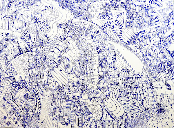 Blue Mirror 2 by Sam Noten - Samantha V.P. Noten, Image 1.