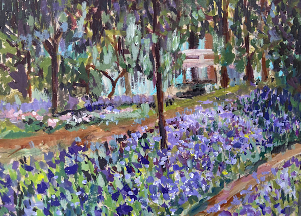 After Monet’s “The Artist's Garden at Giverny” 1900 by Susan Lynne Peters, Image 1.